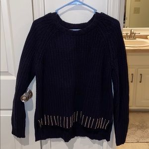 Michael Kors sweater with beaded bottom size med